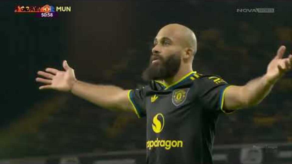 Γουλβς-Μάντσεστερ Γιουνάιτεντ: 1-4 (MD 15, 08/12/2025)