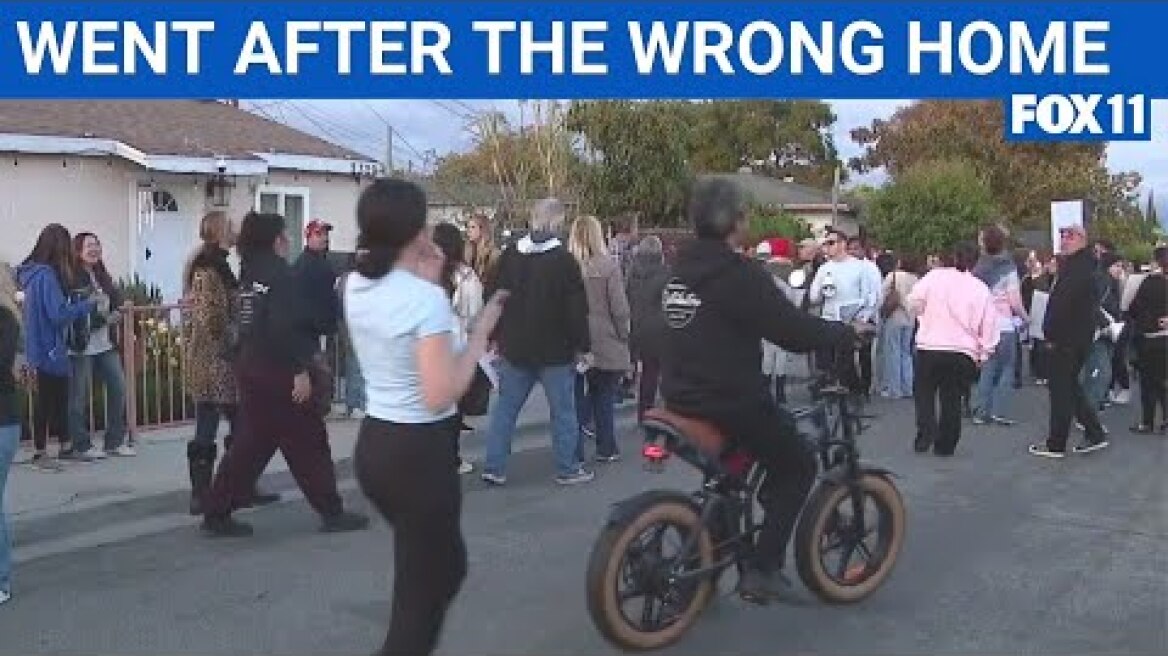 Angry mob protesting accused 'serial cat killer' go after wrong home