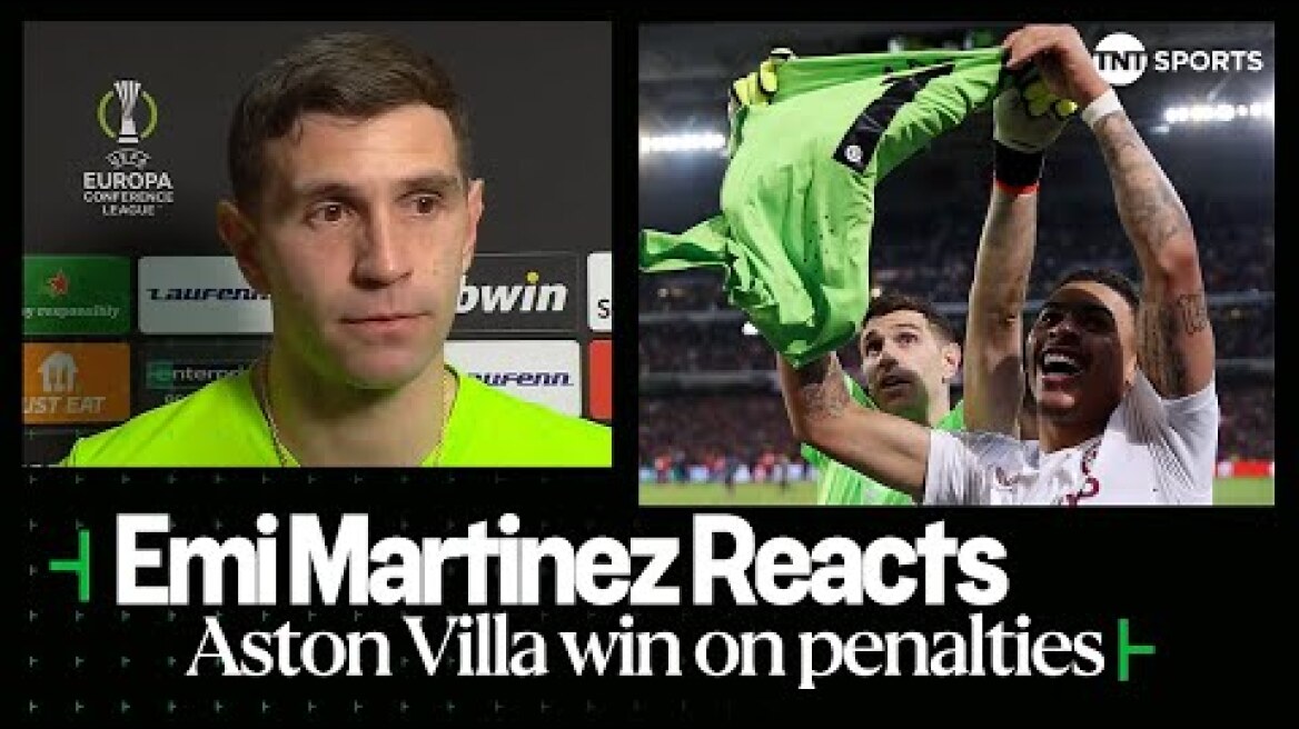 "I HAVE A REPUTATION FOR TIME-WASTING" 🤣 | Emi Martinez | Aston Villa beat Lille (4-3) on penalties