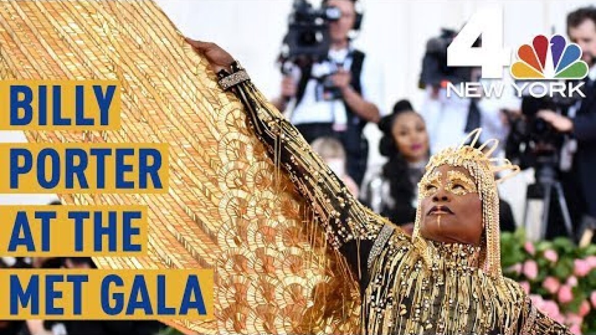 Met Gala 2019: Billy Porter Is Carried on the Pink Carpet by 6 Men | NBC New York
