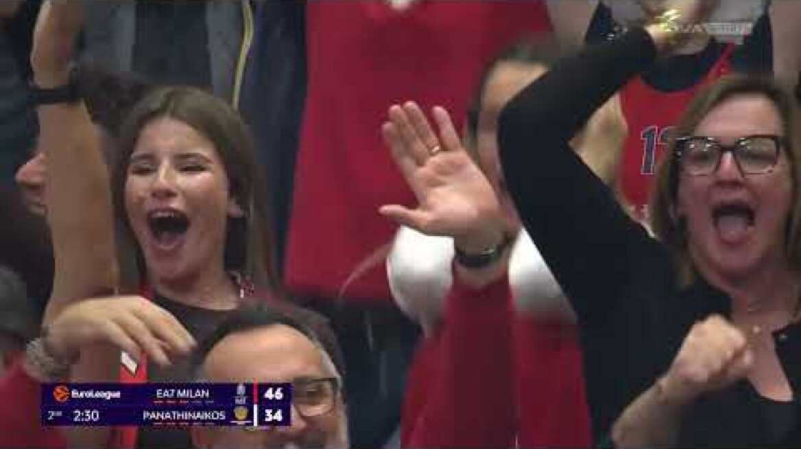 Αρμάνι Μιλάνο - Παναθηναϊκός: 96-89 (MD 15, 11/12/2025)