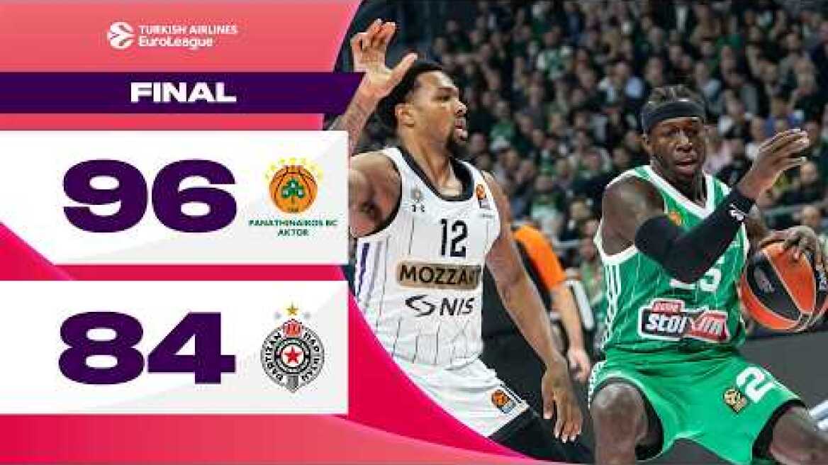 Big Plays by OSMAN and NUNN Deliver WIN | Panathinaikos – Partizan | BASKETBALL HIGHLIGHTS R20 24-25