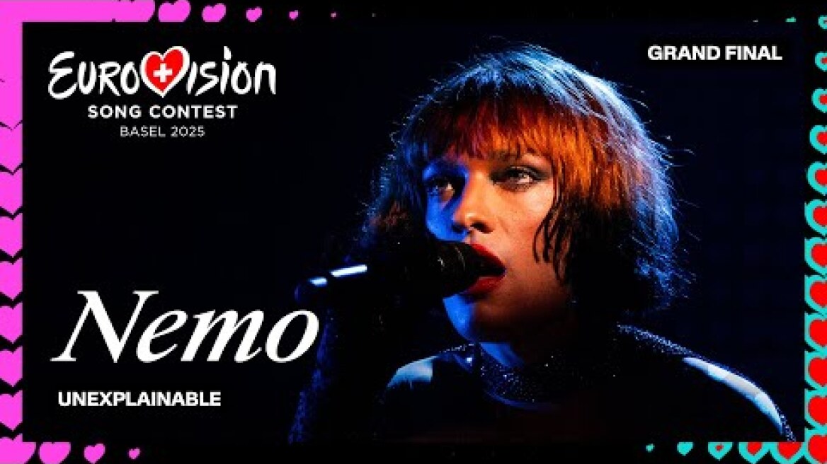 Nemo - Unexplainable at the Grand Final | Eurovision 2025 | #UnitedByMusic 🇨🇭