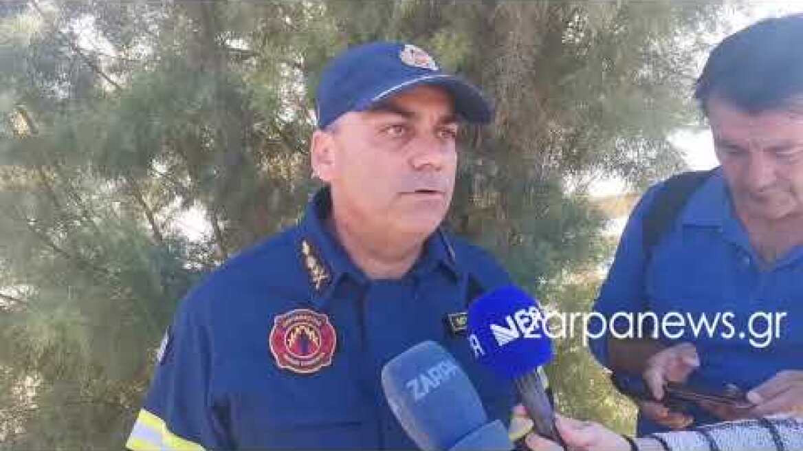 Κωνσταντίνος Μπόμπορης Επιπυραγός διοικητής Α πυροσβεστικού σταθμού Χανίων