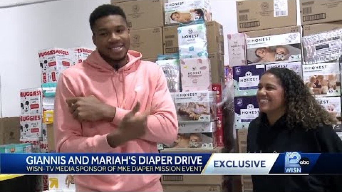 Giannis' childhood experience helps him relate to families in need