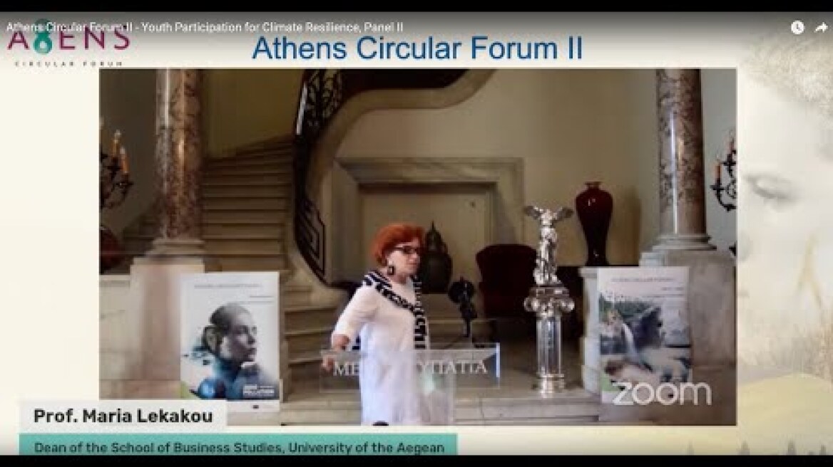 Athens Circular Forum II - Youth Participation for Climate Resilience, Panel II