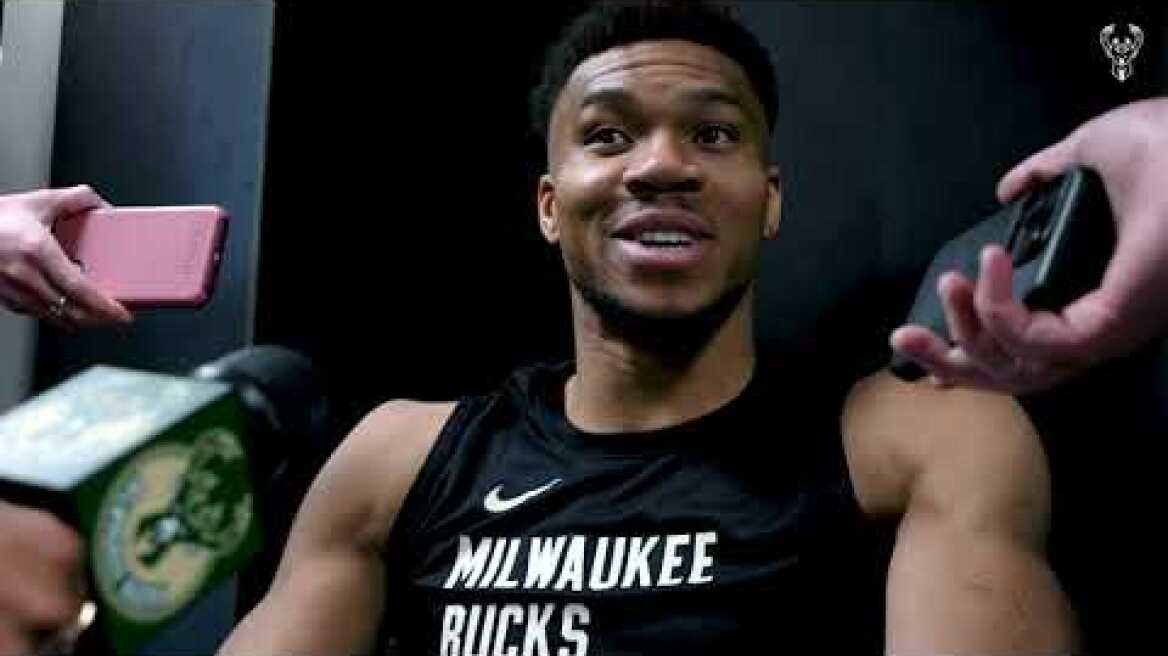 Giannis Antetokounmpo Postgame Sound | 2.29.24