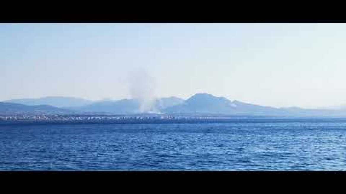 Φωτιά κοντά στην Κόρινθο