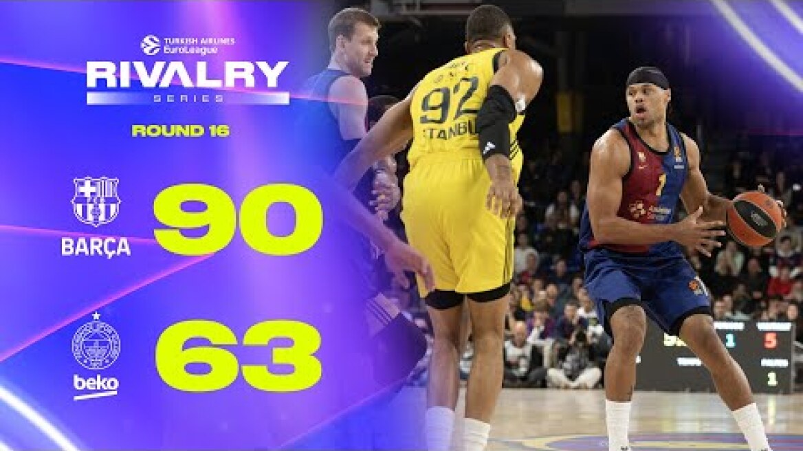 PUNTER DEMOLISHES Defense | Barcelona - Fenerbahce | BASKETBALL HIGHLIGHTS R16 2024-25