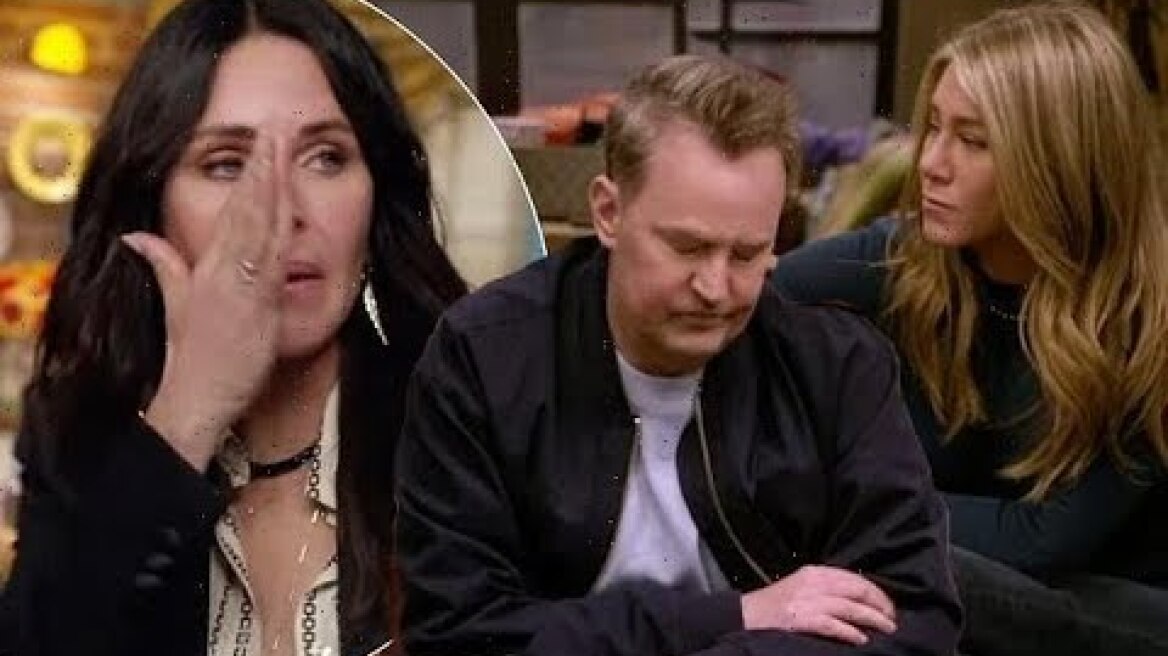 Friends: The Reunion 2021 | Matthew Perry Gets Emotional | Courtney Cox Crying too | Chandler Monica
