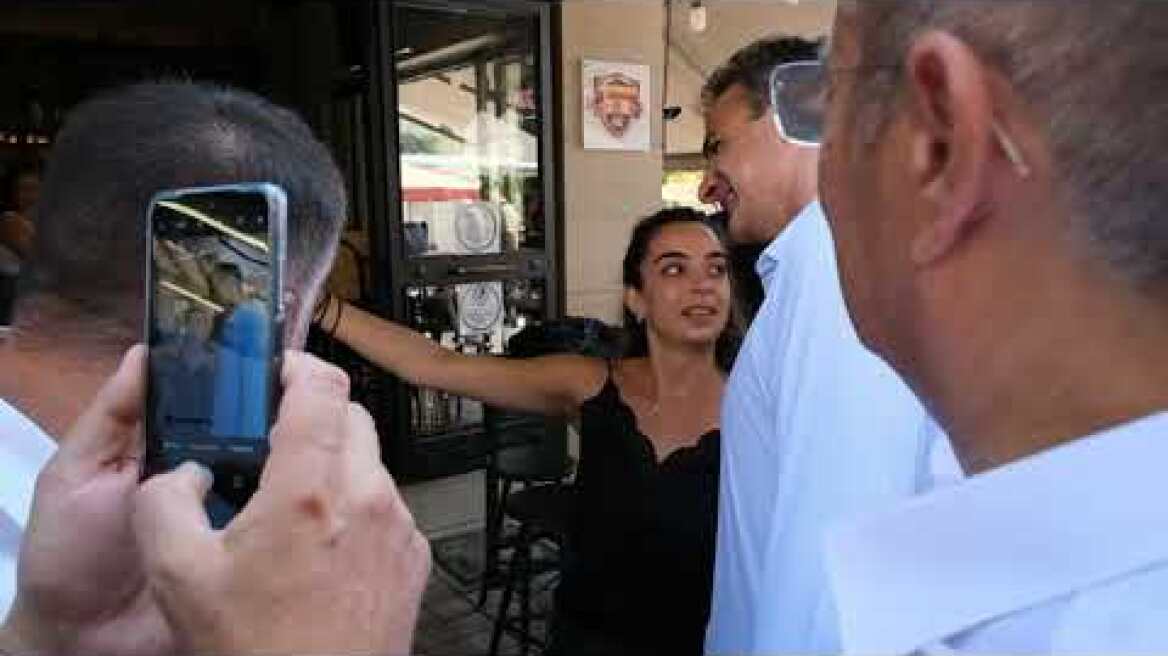 Περιοδεία Κυριάκου Μητσοτάκη στην Κεφαλονιά