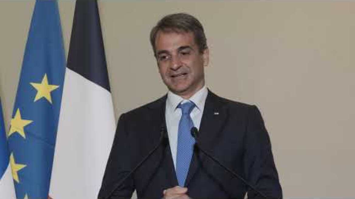 Belharra: Μητσοτάκης - Μακρόν στο Παρίσι