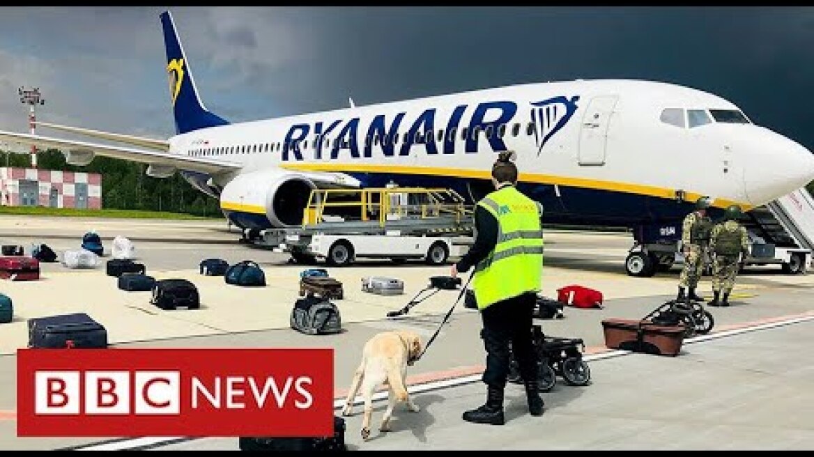Sanctions on Belarus after “state-sponsored hijacking” of Ryanair flight - BBC News