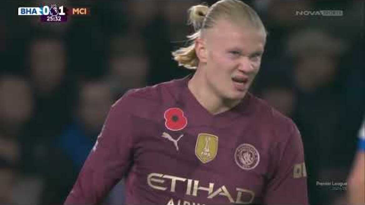 Μπράιτον - Μάντσεστερ Σίτι: 2-1(MD 11, 09/11/2024)