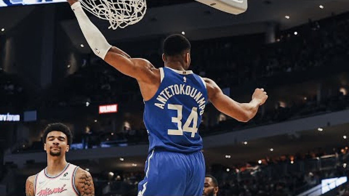 Highlights: Giannis Antetokounmpo Scores 23 Points vs. Heat | 02.23.25