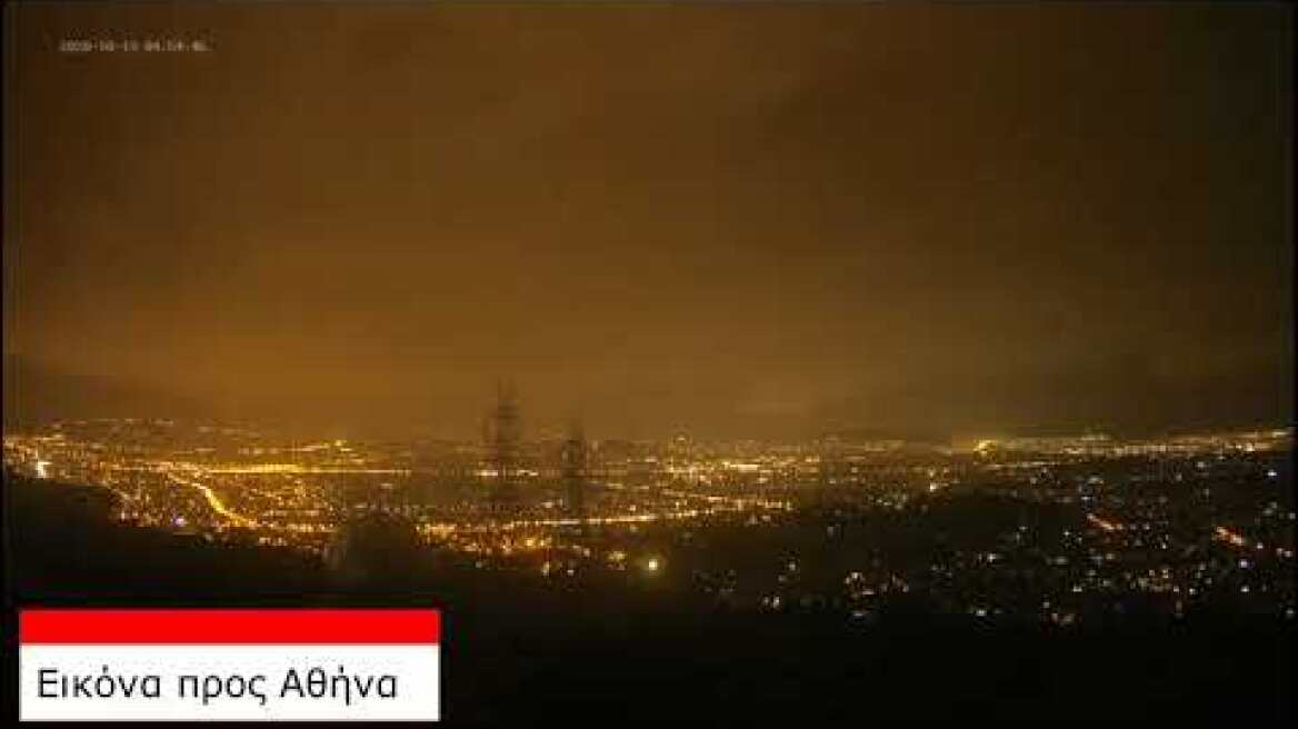Meteo.gr: Αθήνα, 13 Οκτωβρίου 2020 - Χρονογραφήματα της ισχυρότατης καταιγίδας που έπληξε την πόλη