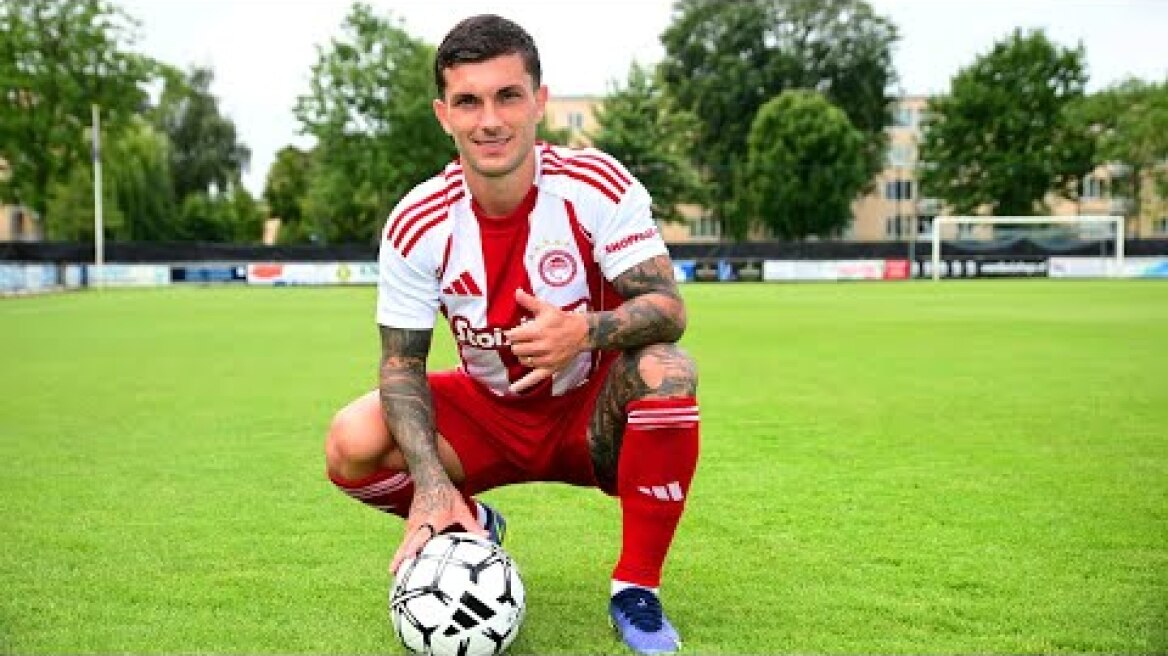 Οι πρώτες δηλώσεις του Γκάμπριελ Στρεφέτσα στο Olympiacos TV!