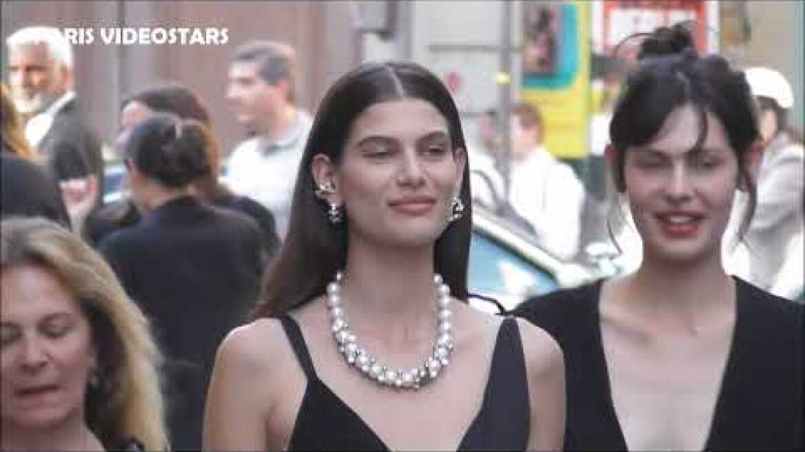 Top model Anthi Fakidari @ Paris during Fashion Week 6 july 2023 Gala Diner de la mode Sidaction