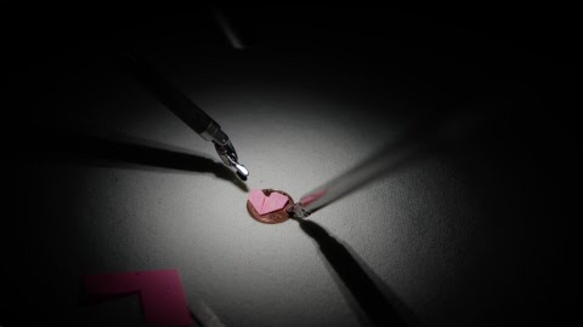 Making an Origami Heart with a Robot