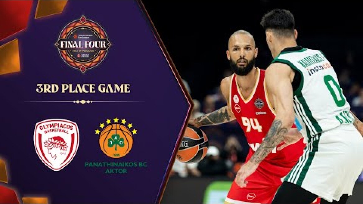 Greek Derby Goes Down to the Wire | Olympiacos - Panathinaikos | Third Place Game HIGHLIGHTS 2024-25