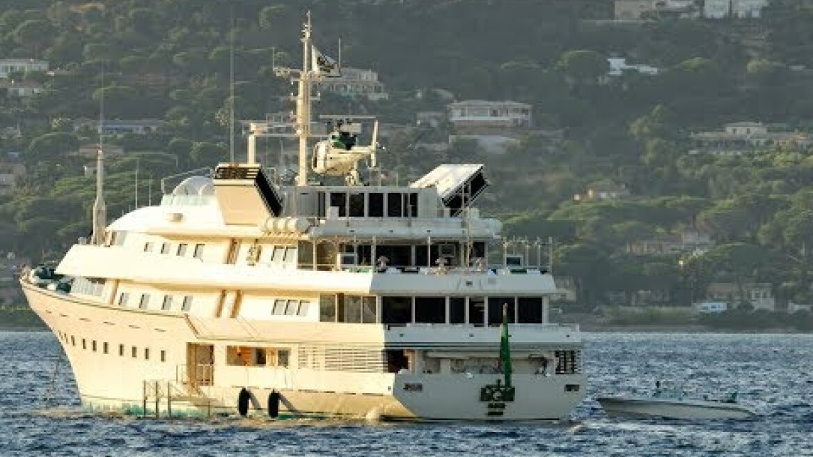 Inside KINGDOM 5KR Yacht • Benetti • 1980 • Owner Prince Al Waleed bin Talal • Value $100M