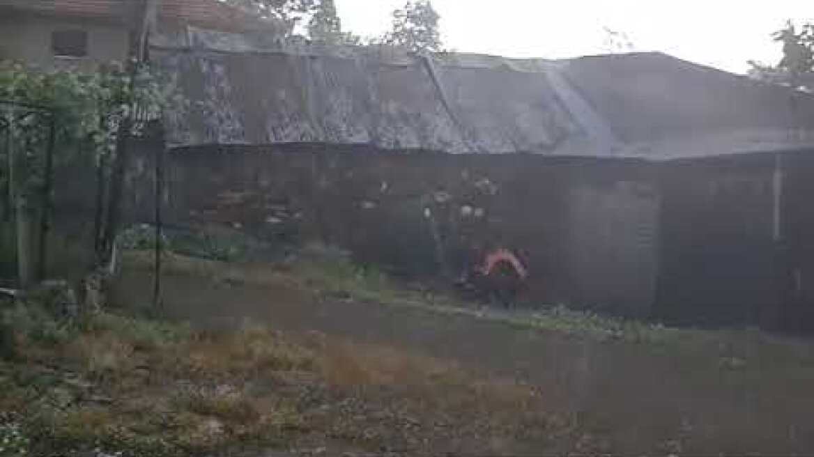 Φλώρινα χαλαζι