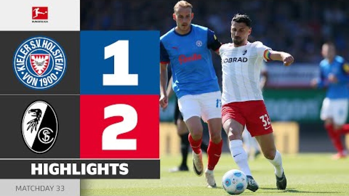 Freiburg Reaches For CL! | HOLSTEIN KIEL - SC FREIBURG | Highlights | Matchday 33 – Bundesliga 24/25