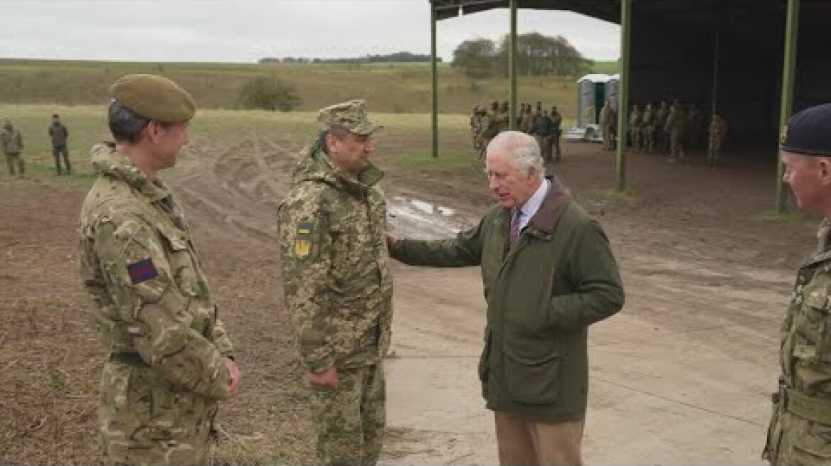 King Charles tells Ukrainian soldier: You are amazing