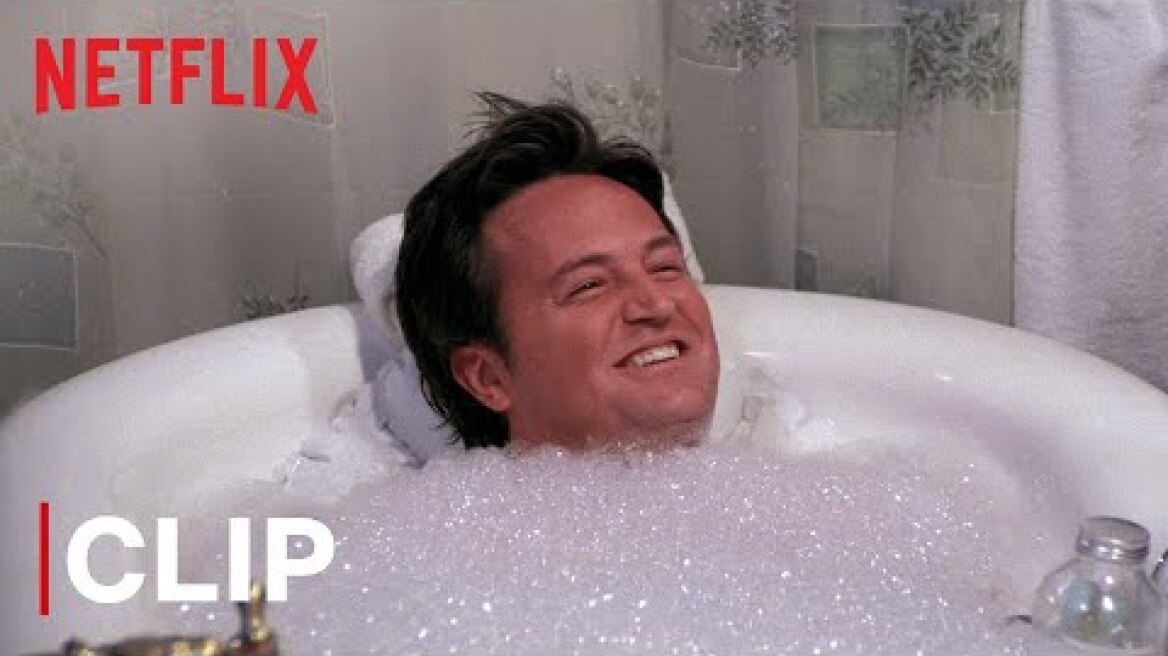 The One Where Chandler Tries A Bubble Bath | Friends | Netflix India