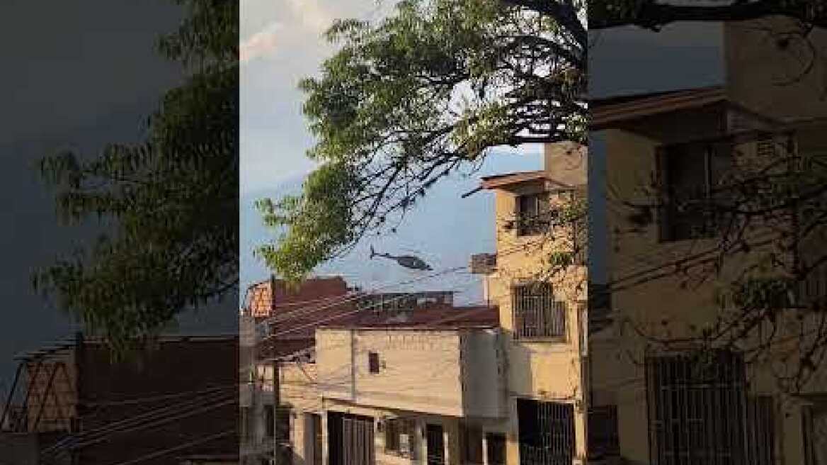 Alarming video shows panic moment helicopter smashes into building shortly after takeoff