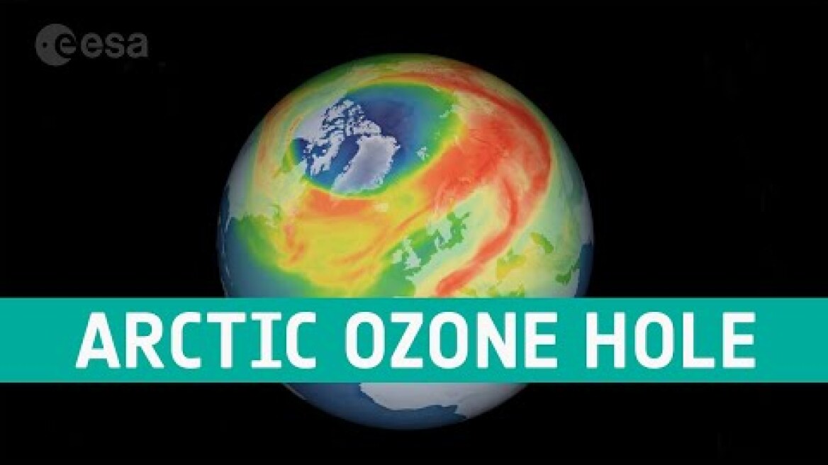 Ozone hole over the Arctic