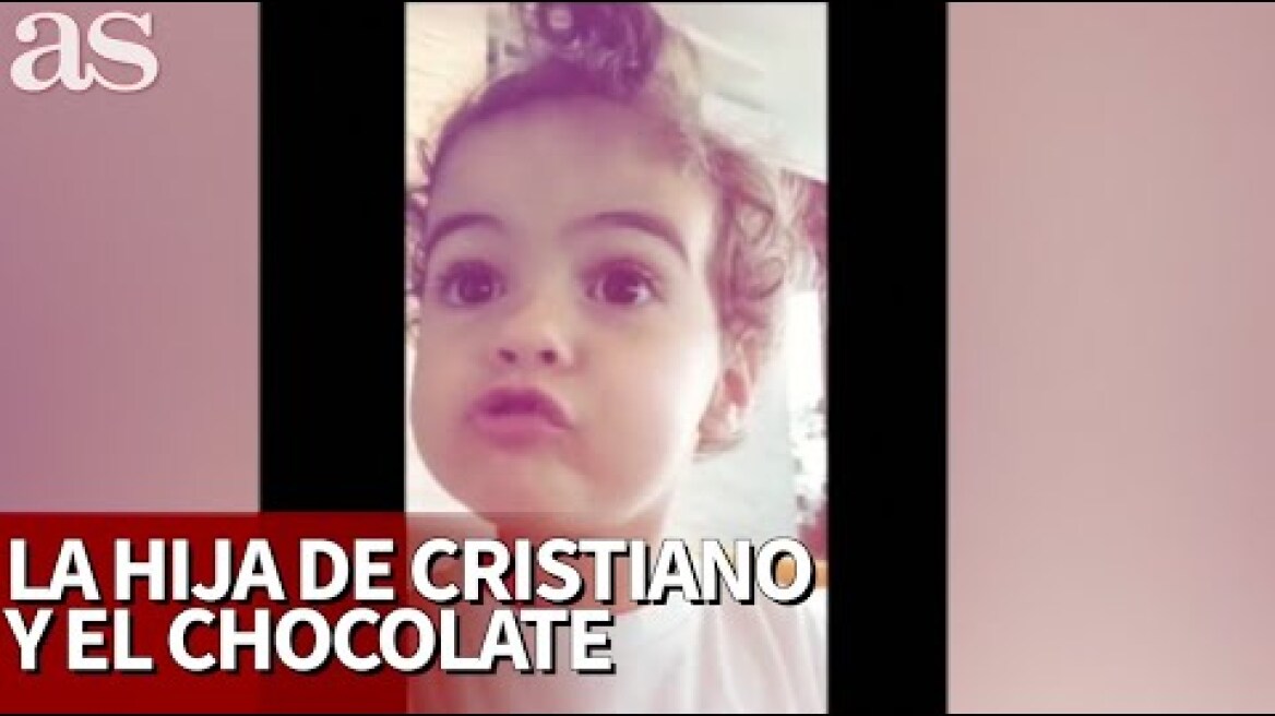 La hija de Cristiano desvela el alimento que su padre no les deja tomar y triunfa en Instagram