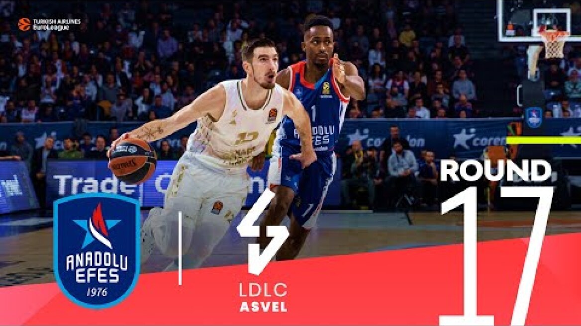 Clyburn, Micic lead Efes comeback! | Round 17, Highlights | Turkish Airlines EuroLeague