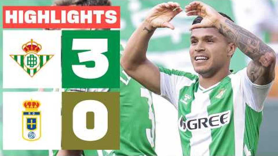 REAL BETIS 3 - 0 REAL OVIEDO | RESUMEN LALIGA EA SPORTS