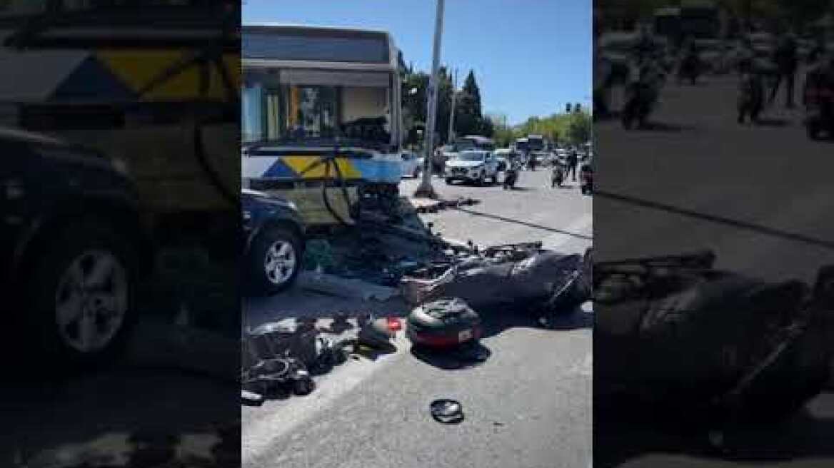 H τρελή πορεία του λεωφορείου στο Χαϊδάρι