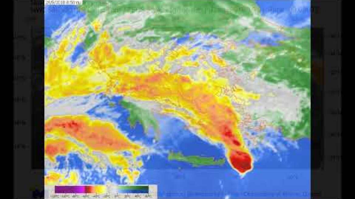 Δορυφορικές εικόνες από την πορεία του "Ξενοφώντα" 28/09 - 01/10/2018