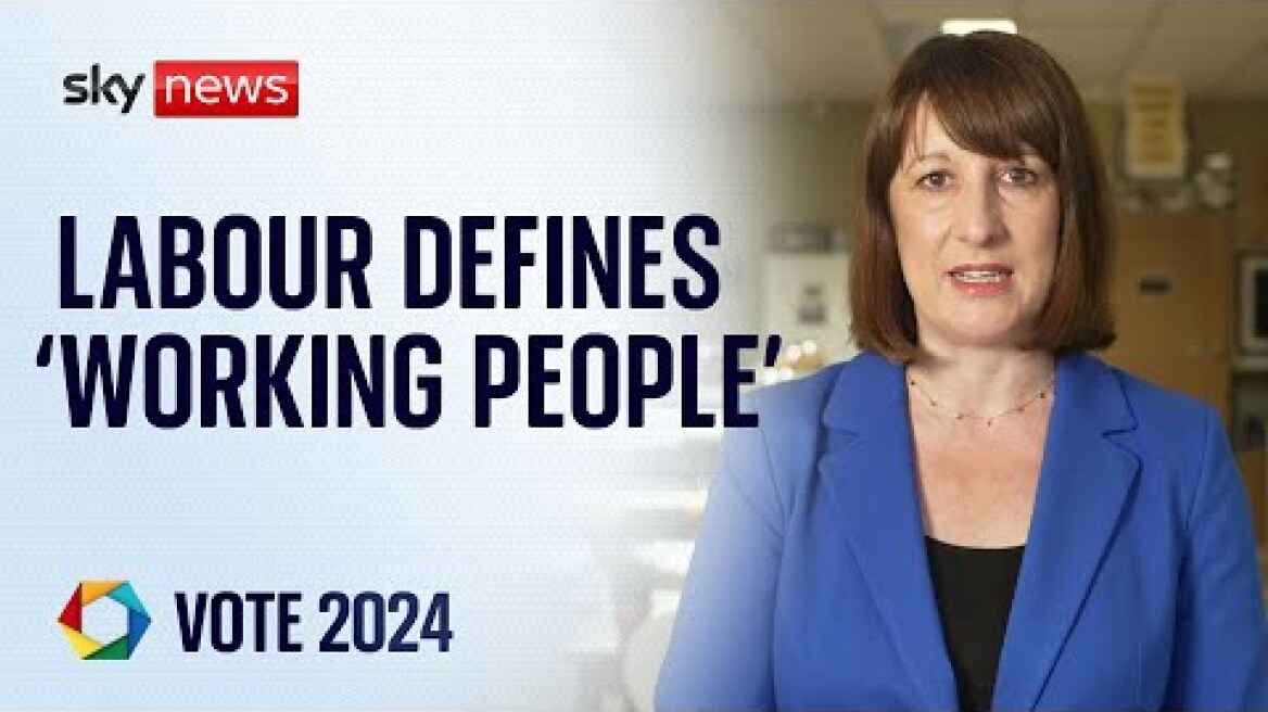'Working people are people who go out to work', shadow chancellor Rachel Reeves says