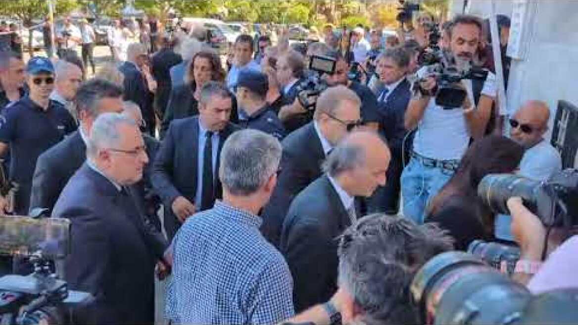 Κηδεία Λένας Σαμαρά: Η Γεωργία Σαμαρά
