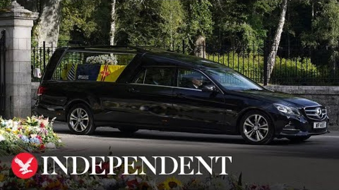 Moment Queen's coffin leaves Balmoral as 'final journey' begins