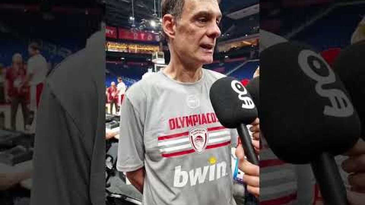 «Το ισχυρότερο κίνητρο για τον Ολυμπιακό και για μένα είναι πάντα το συναίσθημα του κόσμου μας»