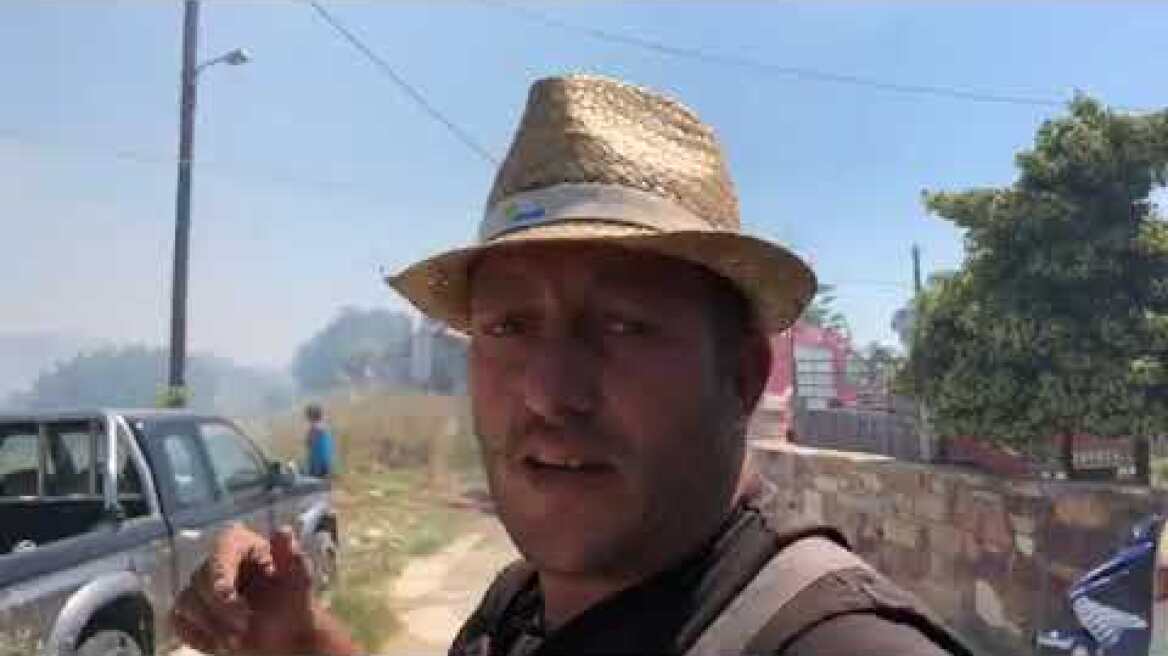 Σε εξέλιξη μεγάλη φωτιά στη Χίο - Εκκενώνονται χωριά 2