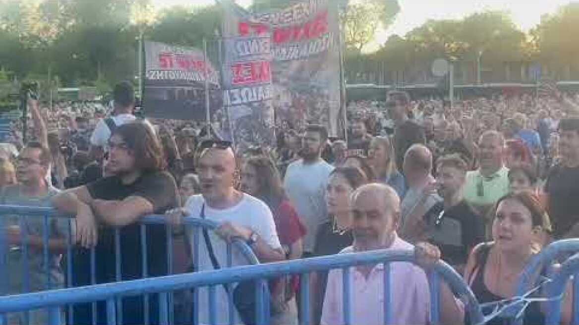 Τέμπη: Συγκέντρωση στην Θεσσαλονίκη (1)