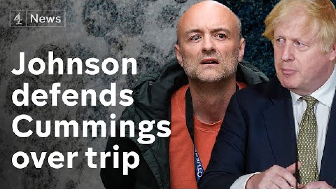 Boris Johnson defends chief aide Dominic Cummings over claims he broke lockdown