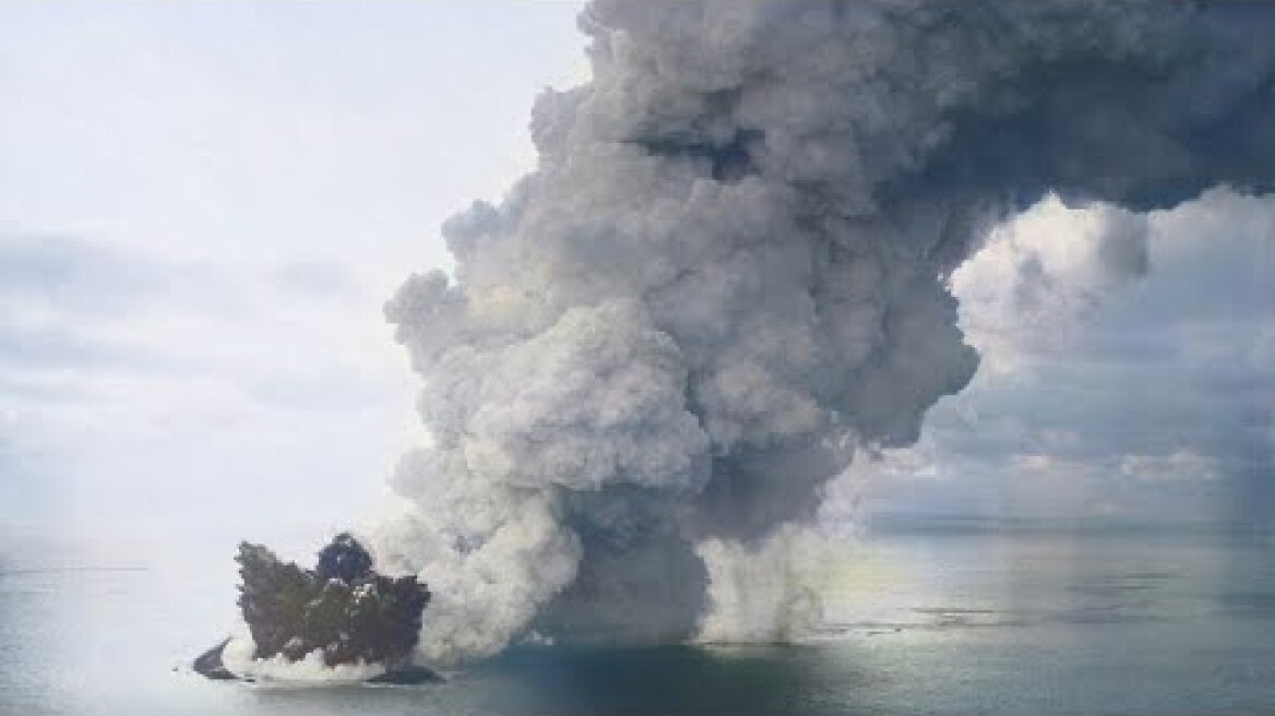 Hunga Tonga Volcano Eruption Update; New Images of Destroyed Volcano