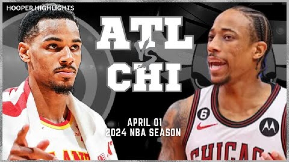 Chicago Bulls vs Atlanta Hawks Full Game Highlights | Apr 1 | 2024 NBA Season