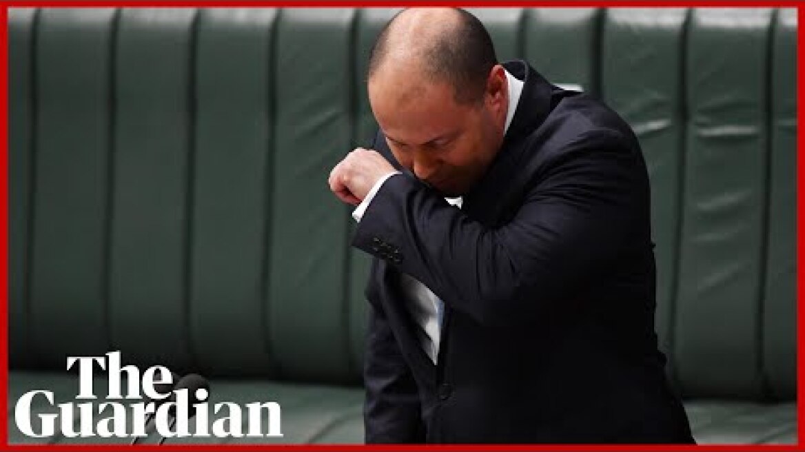 Josh Frydenberg suffers coughing fit in parliament before having coronavirus test