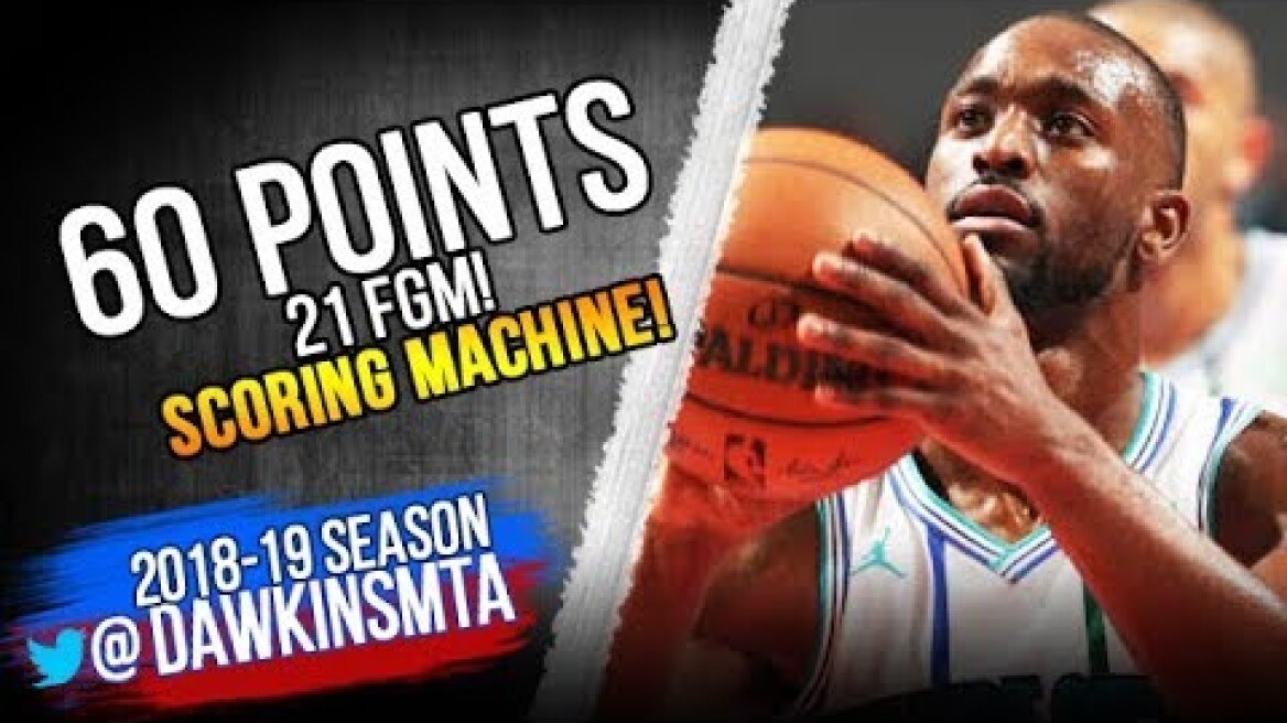 Kemba Walker UNREAL 60 Pts! 2018.11.17 vs 76ers - 60 Pts, 21 FGM! FreeDawkins