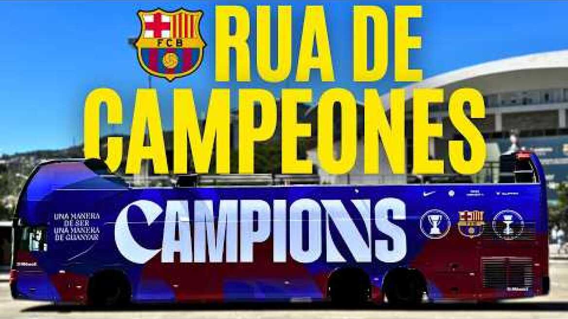 🔴 BARÇA EN DIRECTO: La RÚA de los CAMPEONES por el 29º Campeonato de LIGA del FC Barcelona EN VIVO