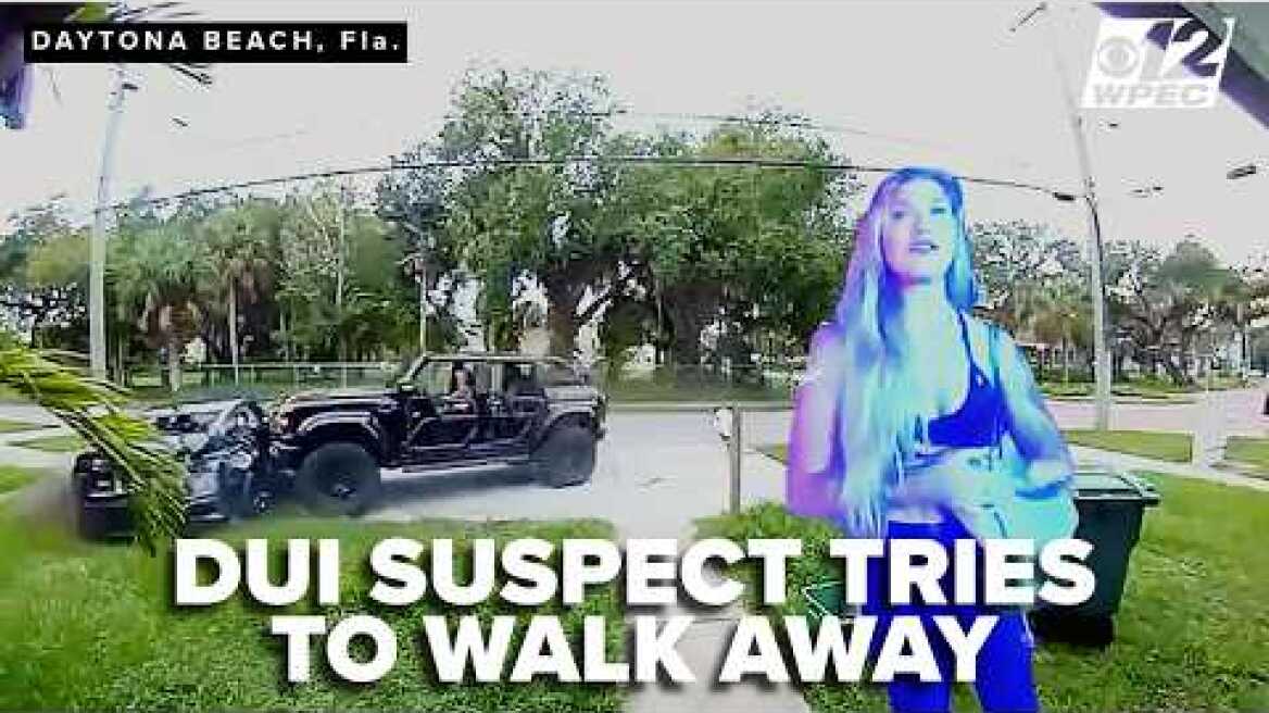Florida woman charged with DUI after crashing into parked car, refusing sobriety tests