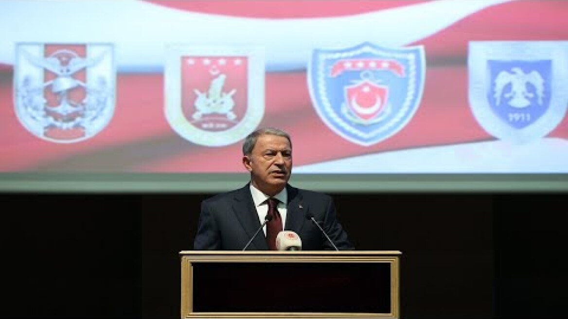 Bakan Akar ve Beraberindeki TSK Komuta Kademesi Gaziler Günü Dolayısıyla Düzenlenen Törene Katıldı